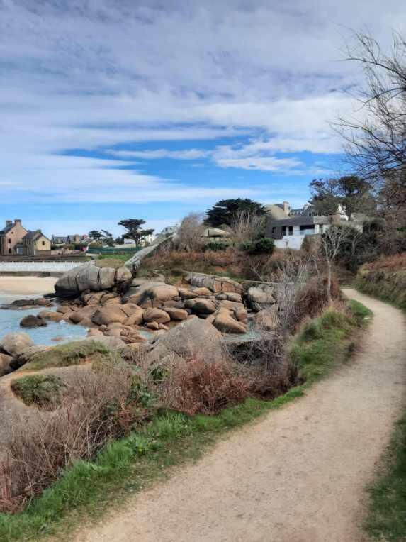 Appartement Plage De Trestraou 45M2 Perros-Guirec Kültér fotó